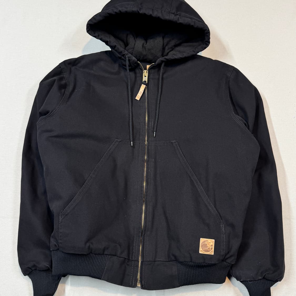 M) BERNE USA 빈티지 워크웨어 액티브 후드집업 자켓 상품이미지2