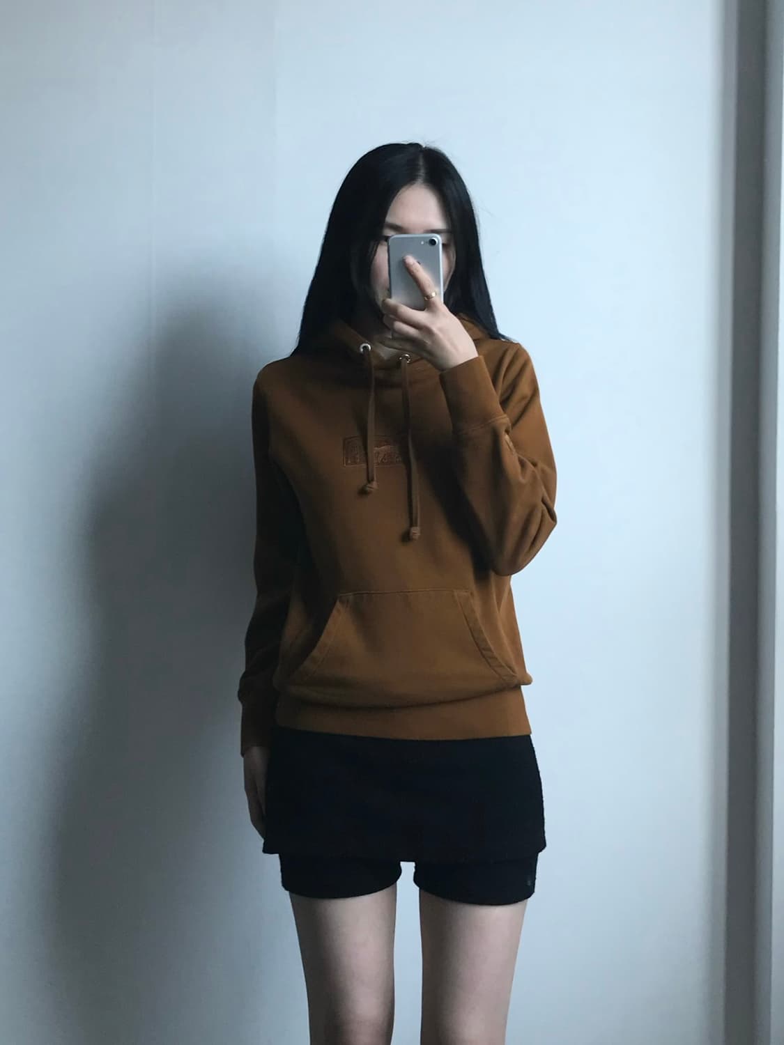 푸마 메종키츠네 박스로고 카멜 후드티 상품이미지1