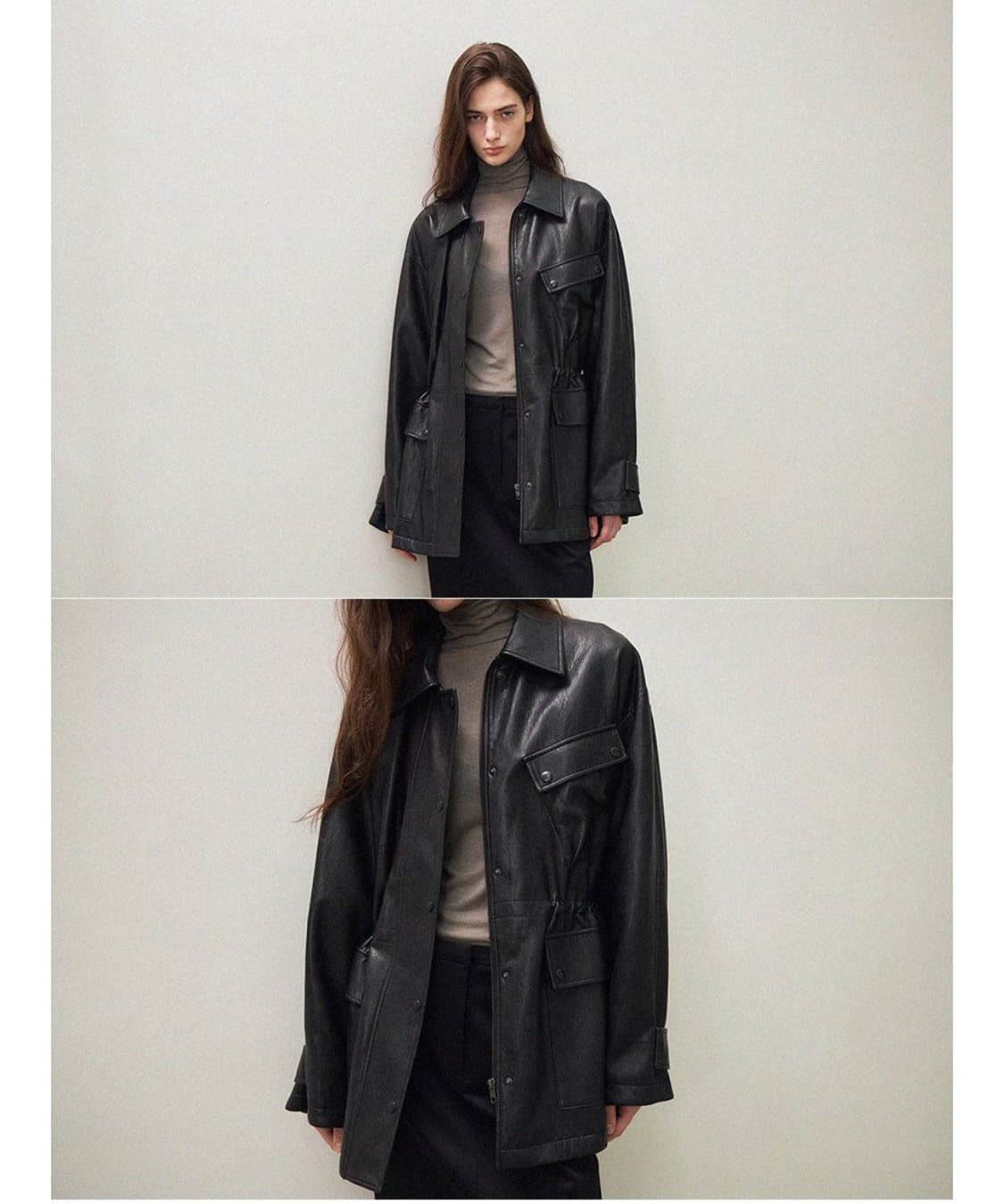 르 가죽자켓 상태 새상품급(1회 착용) 상품이미지2