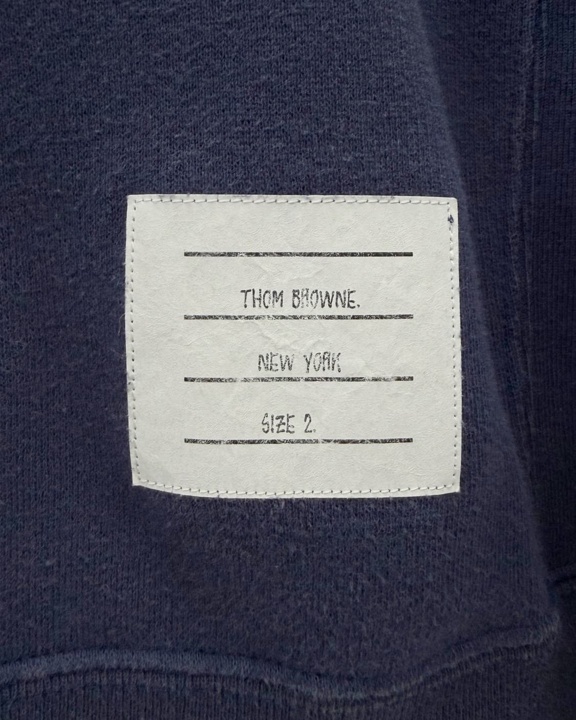 톰브라운 베이직 4-bar 스웻 맨투맨 네이비 상품이미지5