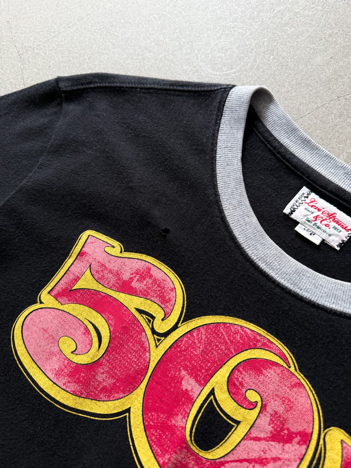 Levi's 501 Printed Ringer Tee 상품이미지3