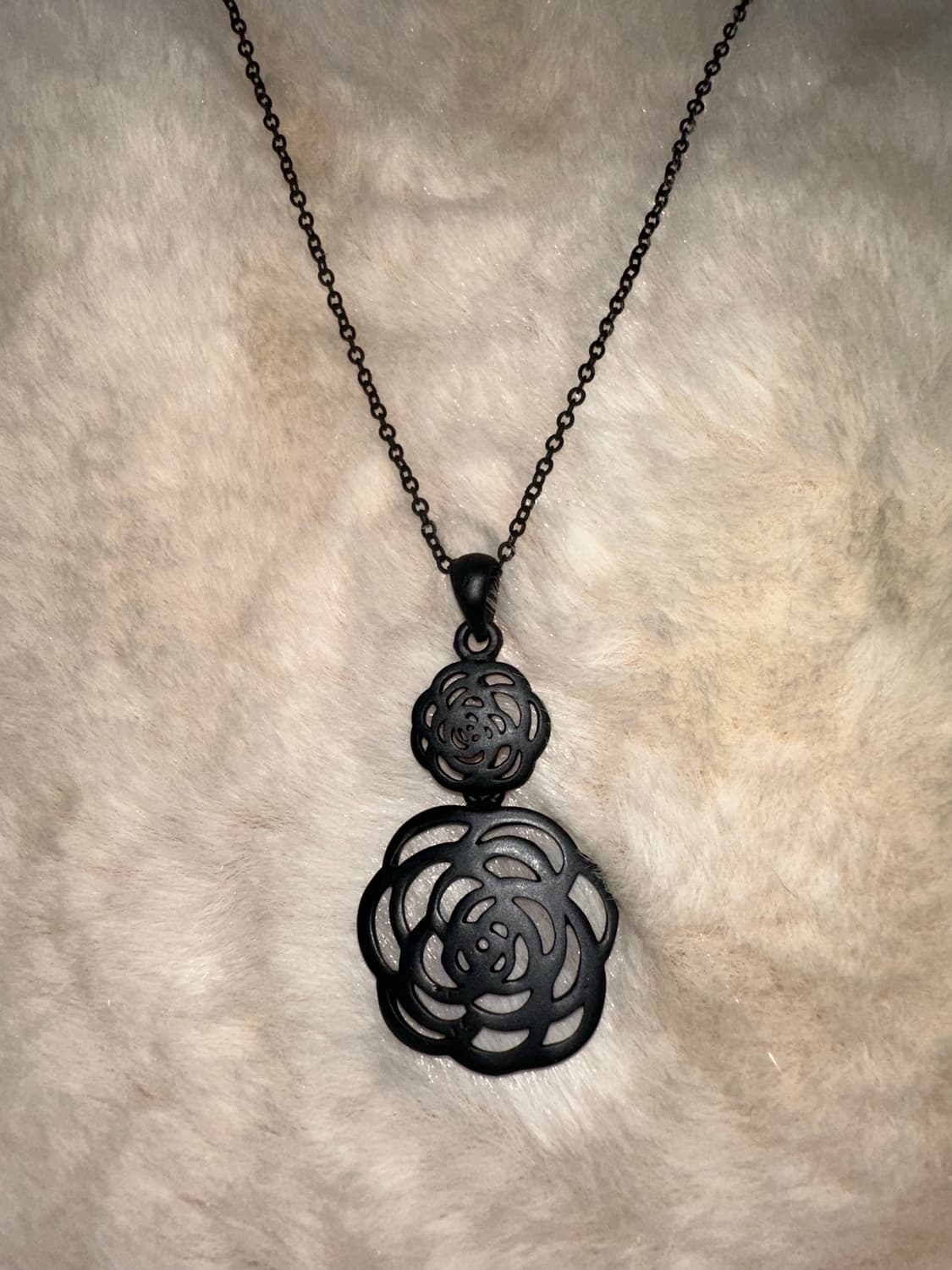 오리엔탈 고스펑크 장미 목걸이 상품이미지1
