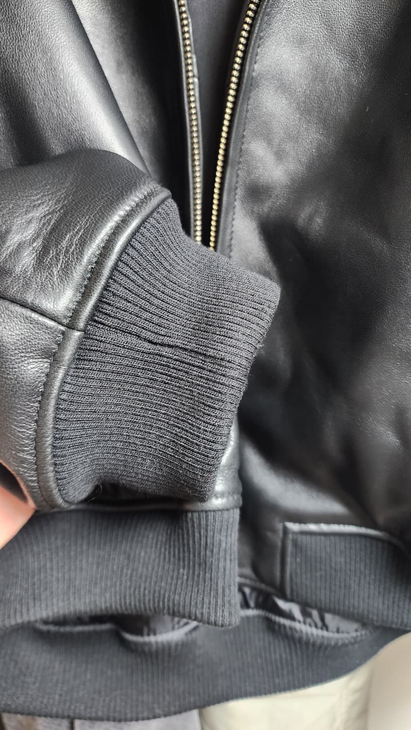 드윕 가죽 후드 자켓 상품이미지4