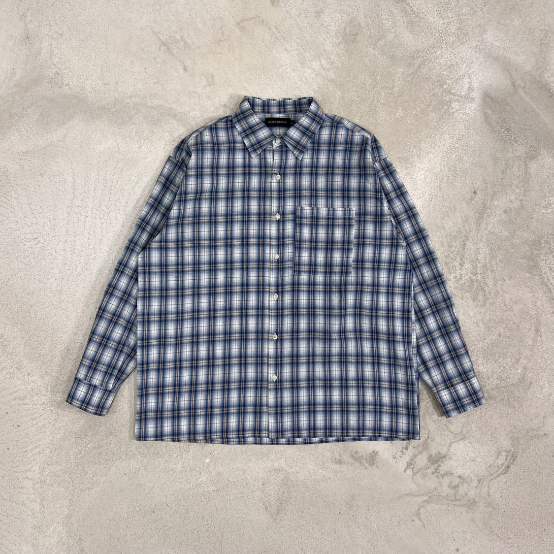 블랙 모먼트 체크 셔츠 상품이미지1