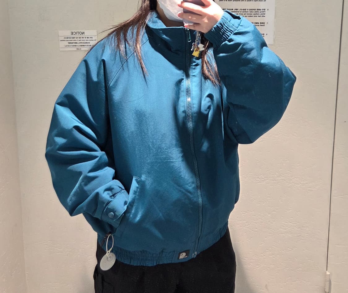CARHARTT 칼하트 청록 하이넥 블루종자켓💯 상품이미지1