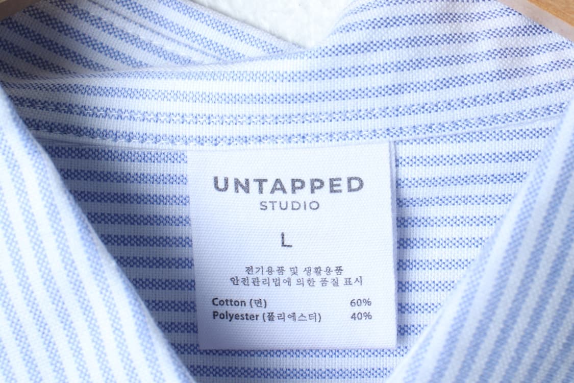 (L-XL) 언탭드 스튜디오 셔츠 남방 새상품 스트라이프-H32634 상품이미지6