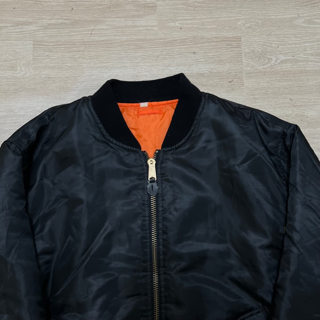 로스코 빅사이즈 MA-1 포켓 항공점퍼 봄버자켓 [블랙] 2XL/110 상품이미지2