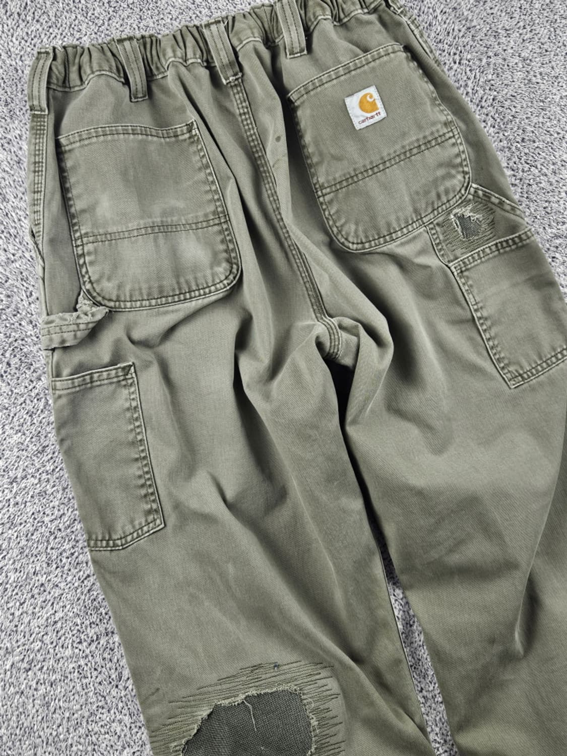 칼하트 밴딩 리페어 커스텀 카펜터 워크 팬츠 (40X34) / 10635 상품이미지9