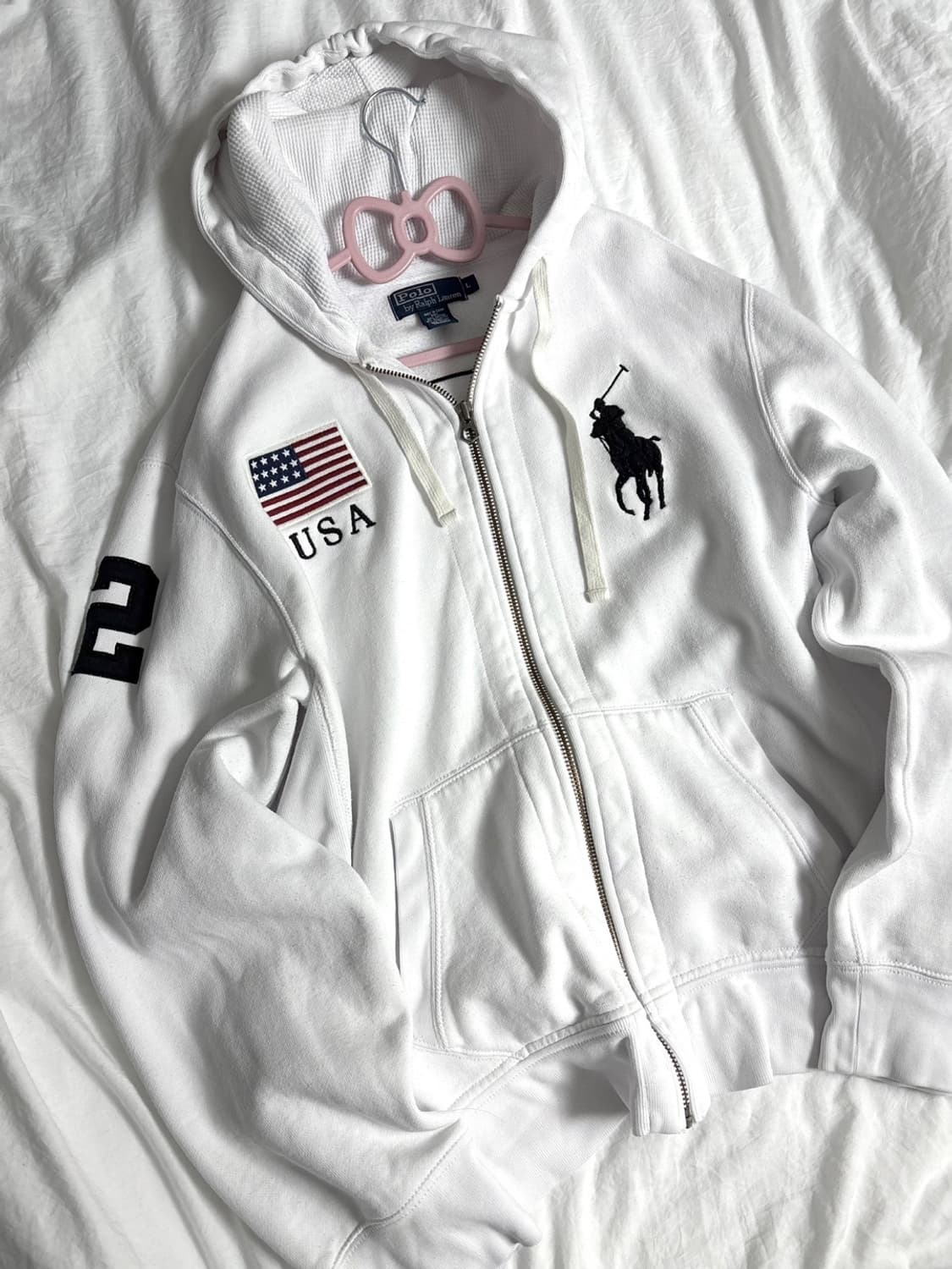 폴로 빅포니 성조기 후드집업  상품이미지4