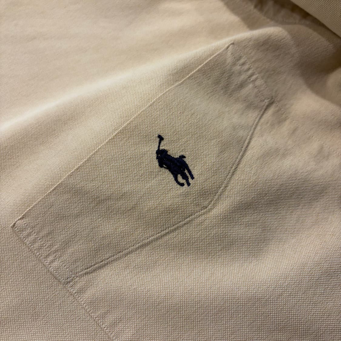 [M] 폴로 랄프로렌 빅셔츠 베이지 포켓 셔츠 D547 상품이미지4