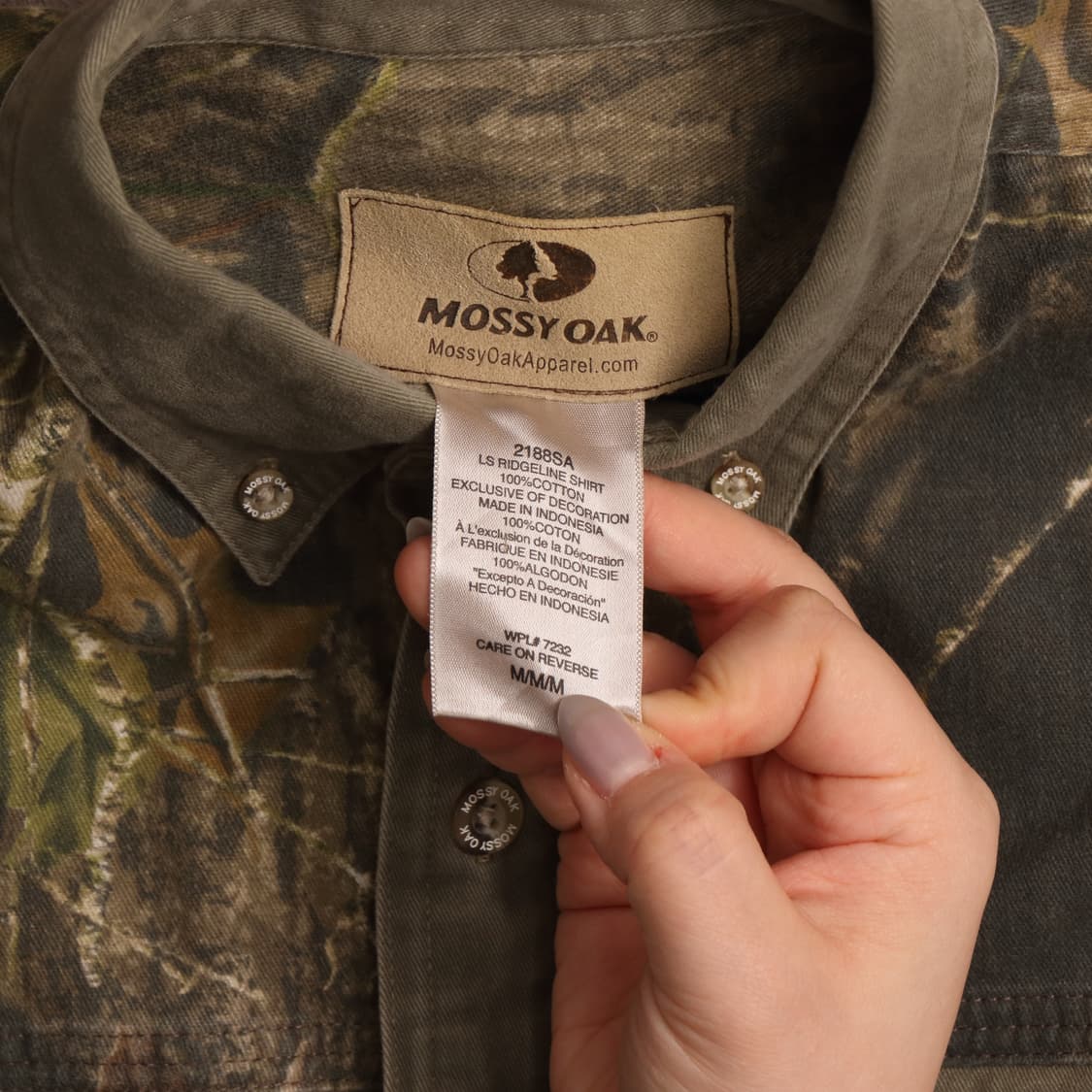 빈티지 USA 리얼트리 헌팅셔츠 A1597 상품이미지4