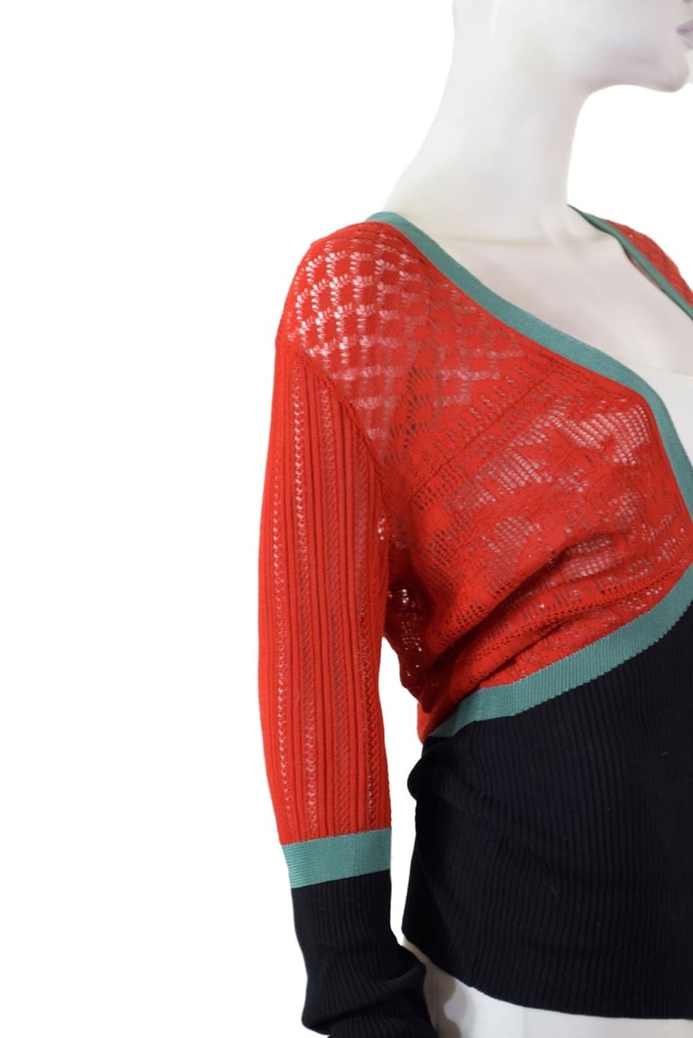 1990s Jean Paul Gaultier 코르셋 메쉬 가디건 상품이미지6