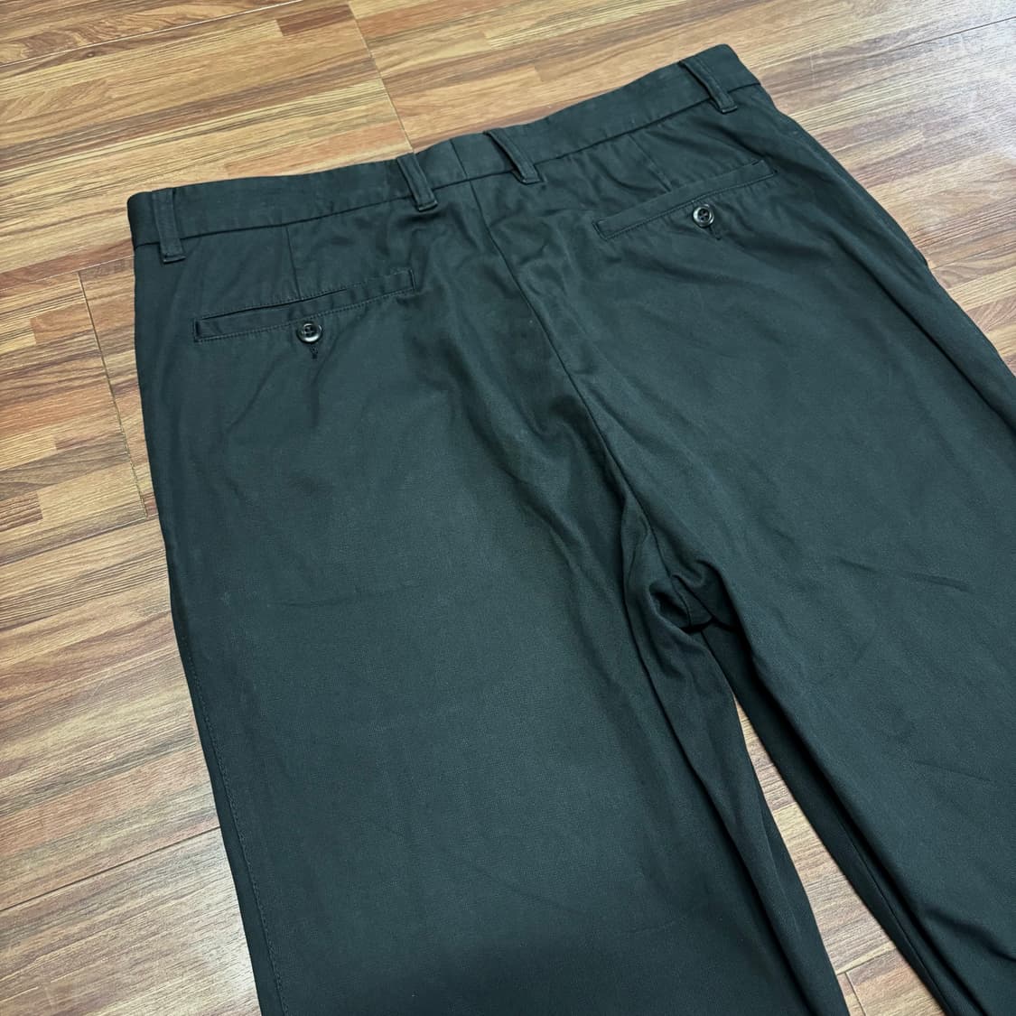 제냐 zegna 스포츠 블랙 원턱 치노 팬츠 슬랙스 상품이미지4