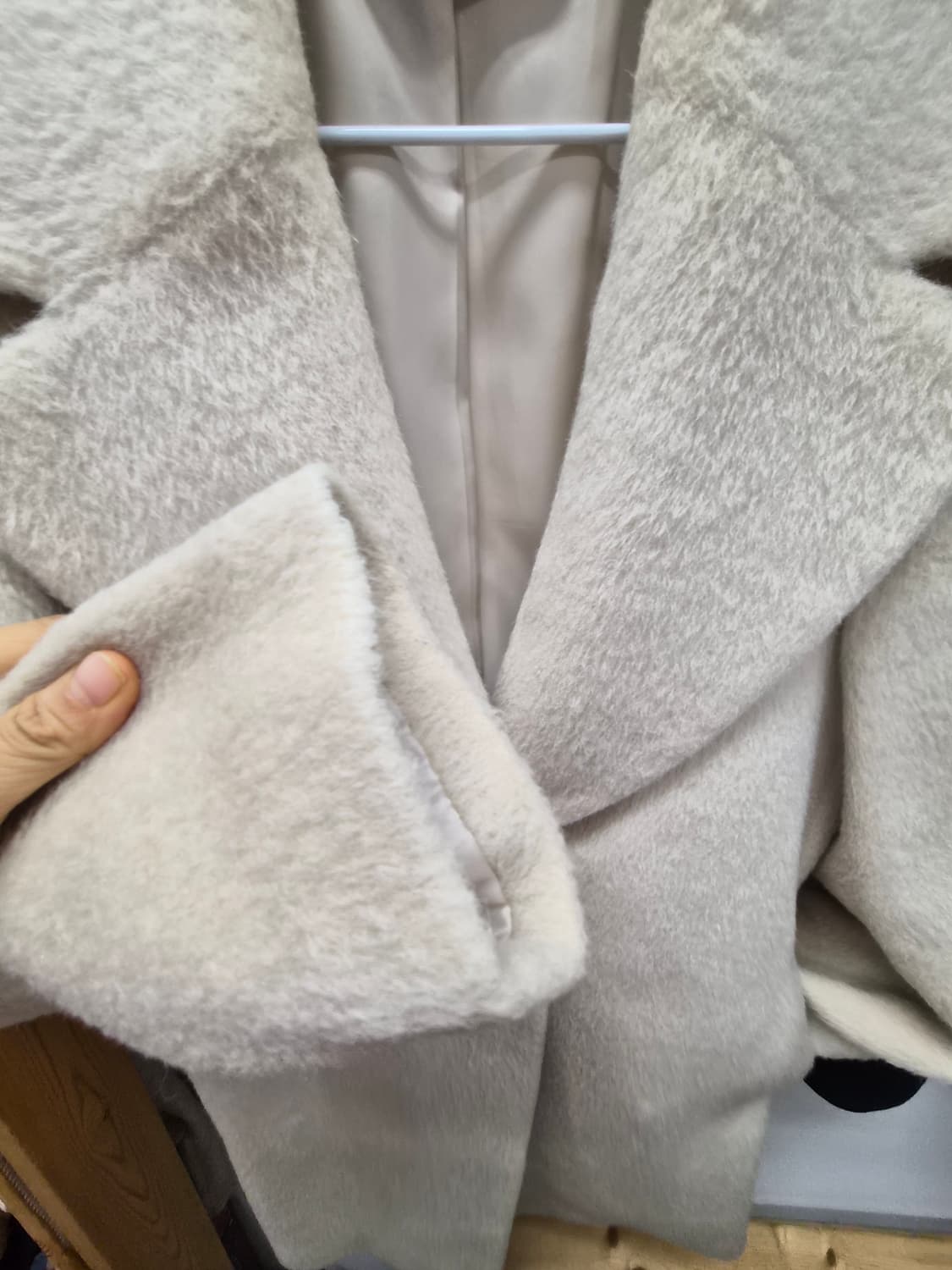 지고트 알파카 아이보리코트 상품이미지4