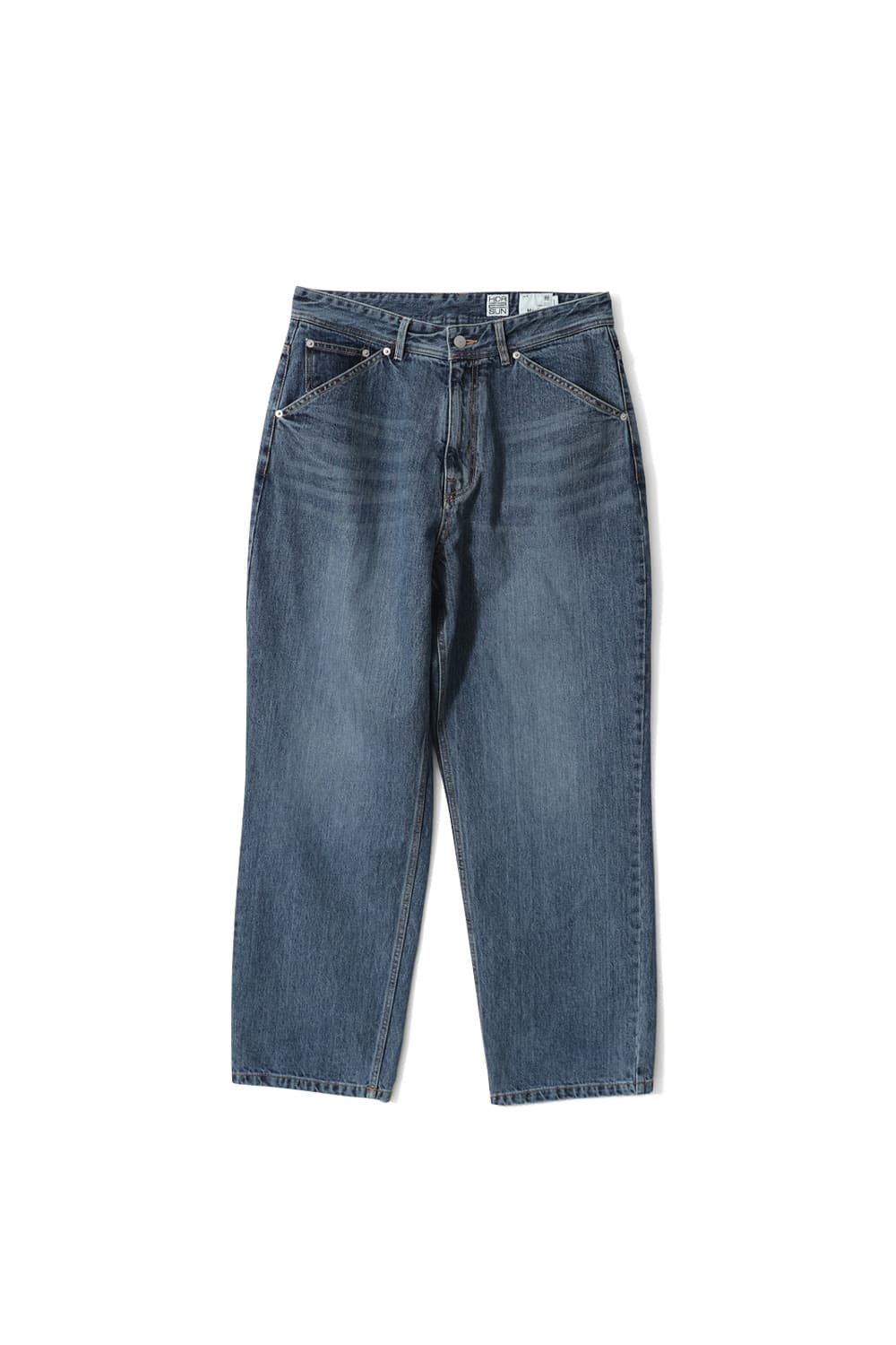 새상품급) 홀리선 블루본 테이퍼드 데님 노멀 네이비 상품이미지1