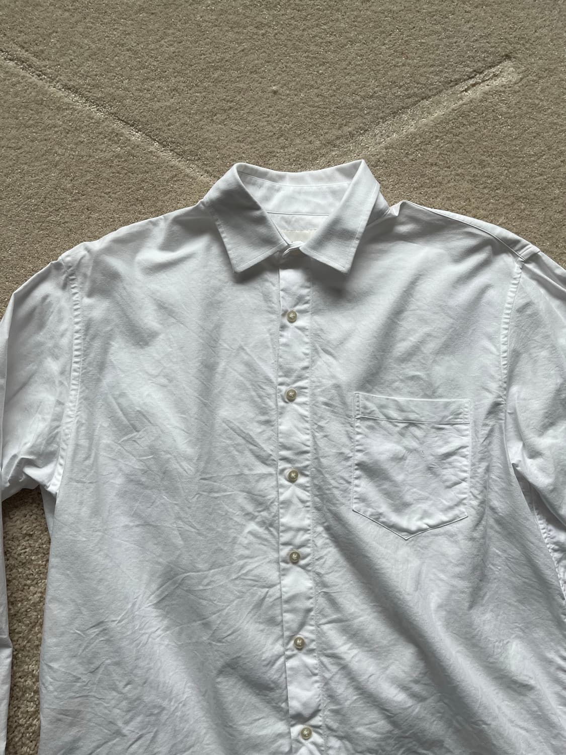 테스토리아 클래식 화이트 셔츠 (100-103) 상품이미지3