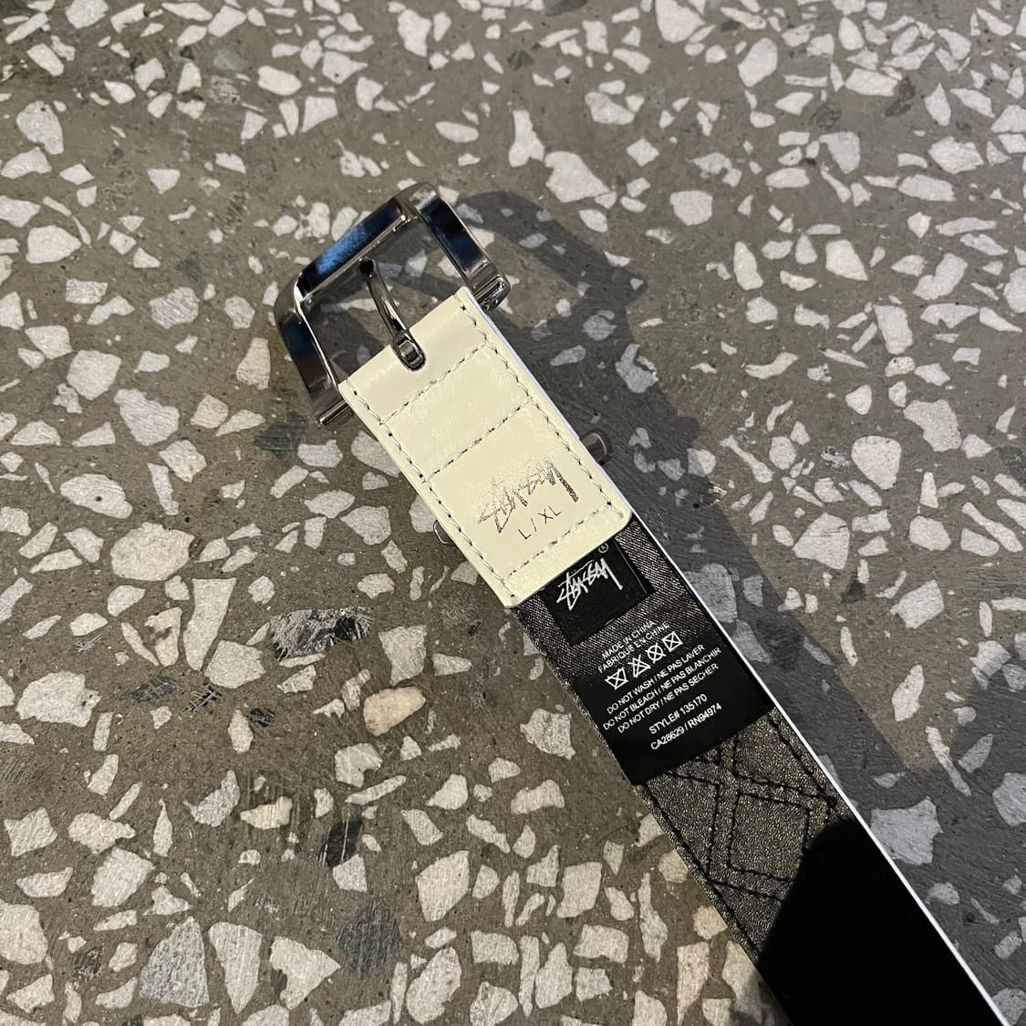 스투시 아가일 벨트 화이트 상품이미지6