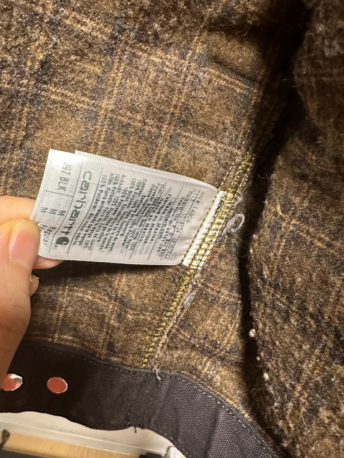 칼하트 j97 blk 디트로이트 자켓 상품이미지4