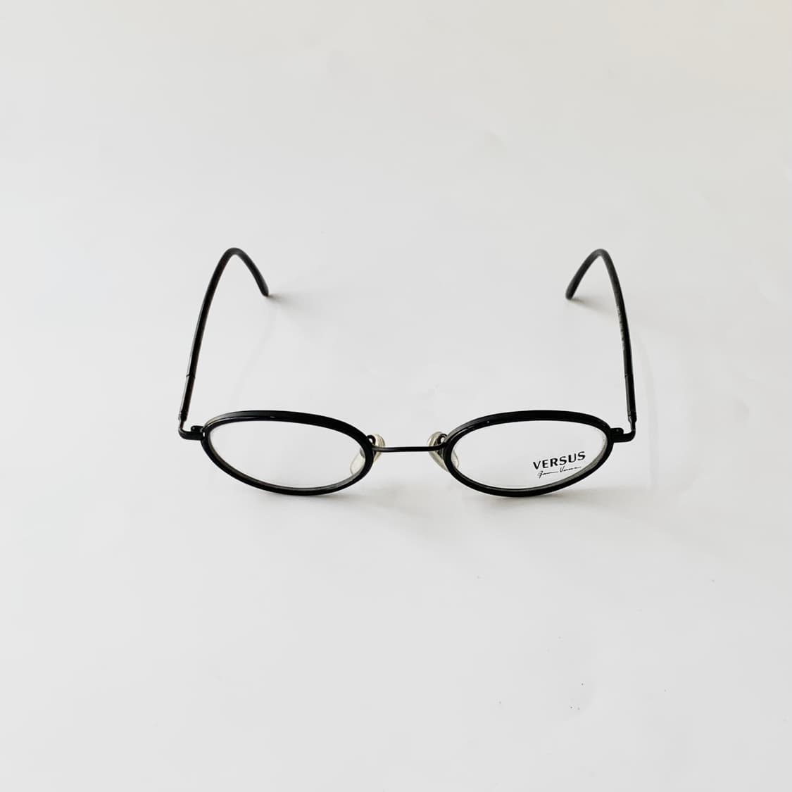 865 베르수스 VERSUS 빈티지 데드스탁 초경량 슬림 오벌 메탈 블랙 상품이미지3