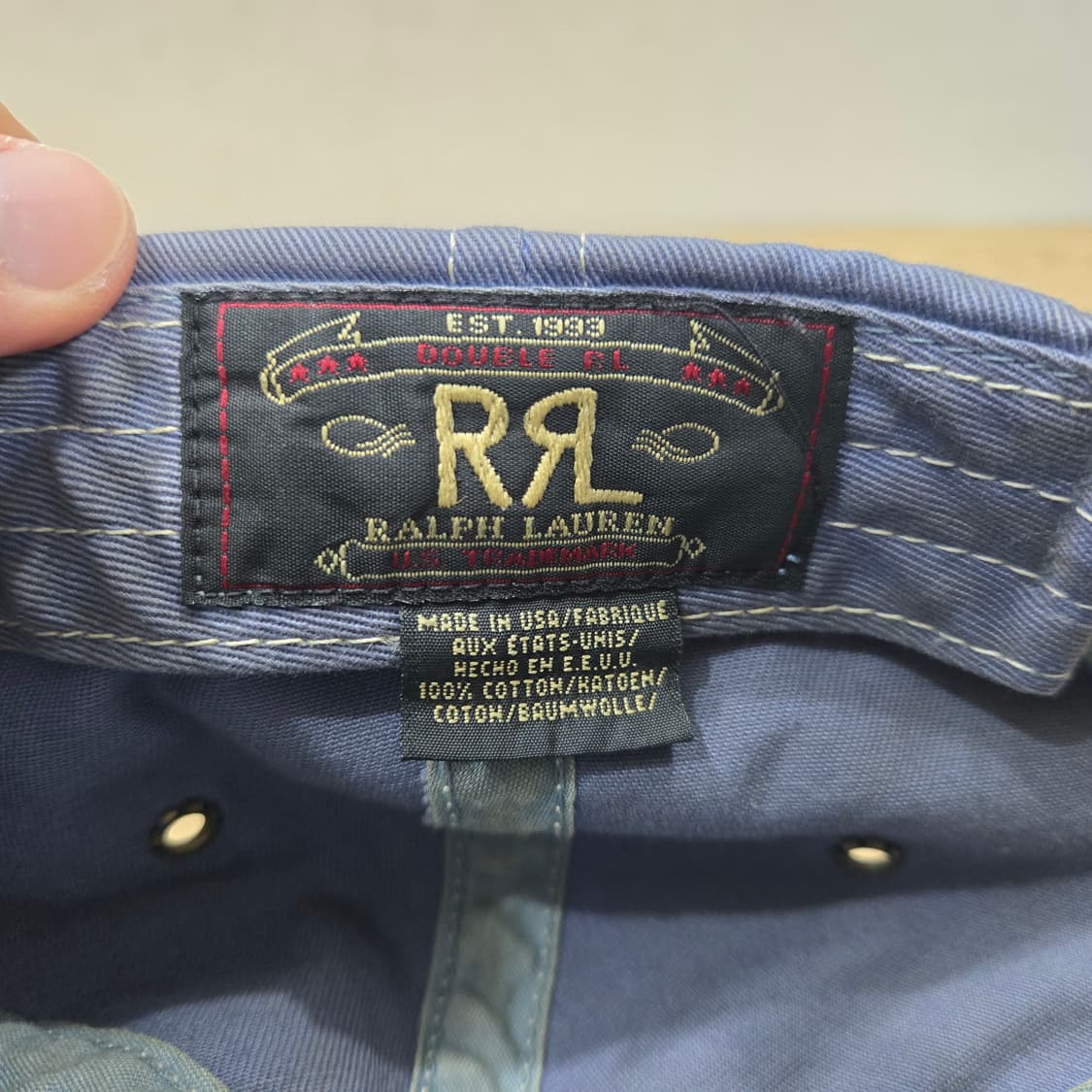 OS RRL 더블알엘 트러커 빈티지 볼캡 블루 상품이미지7