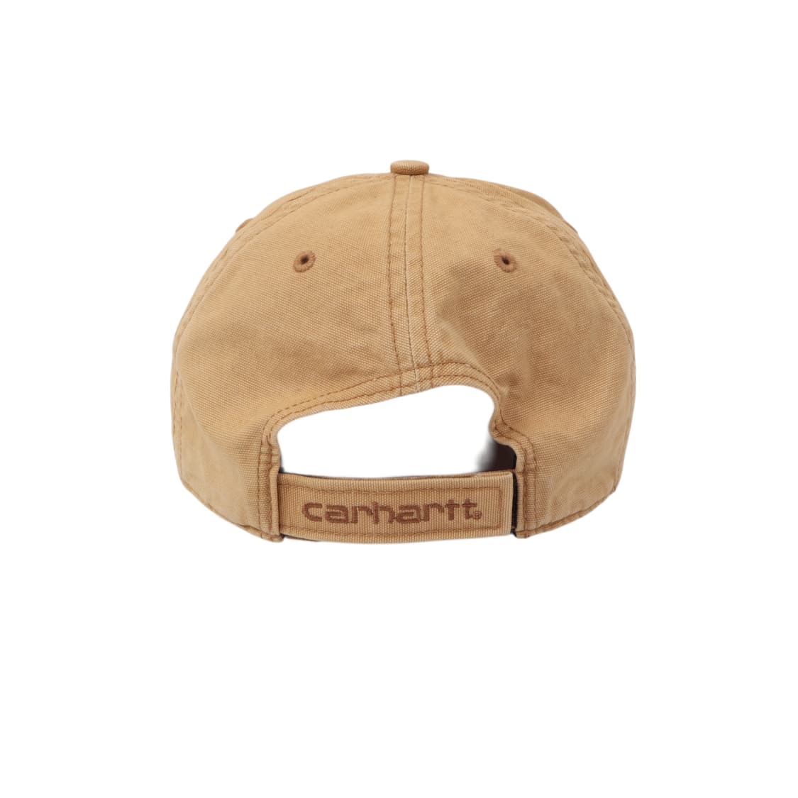 칼하트 베이지 레더탭 캔버스 캡 상품이미지5