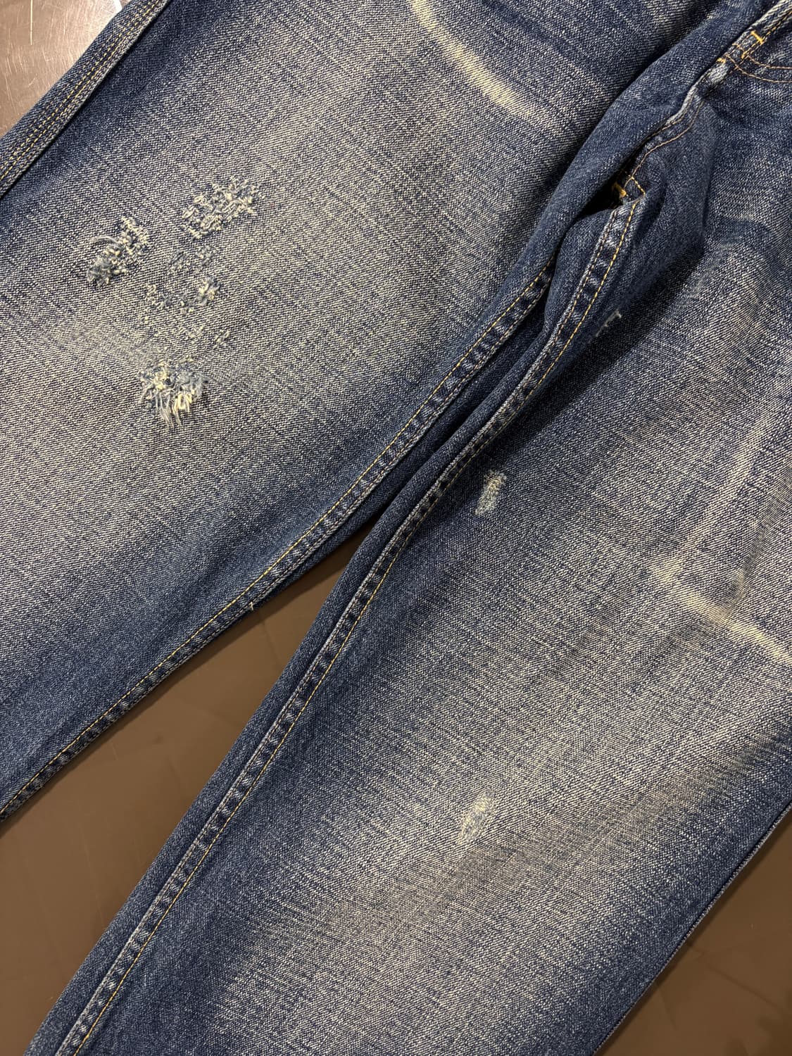 빈티지 워싱 데님팬츠 상품이미지7