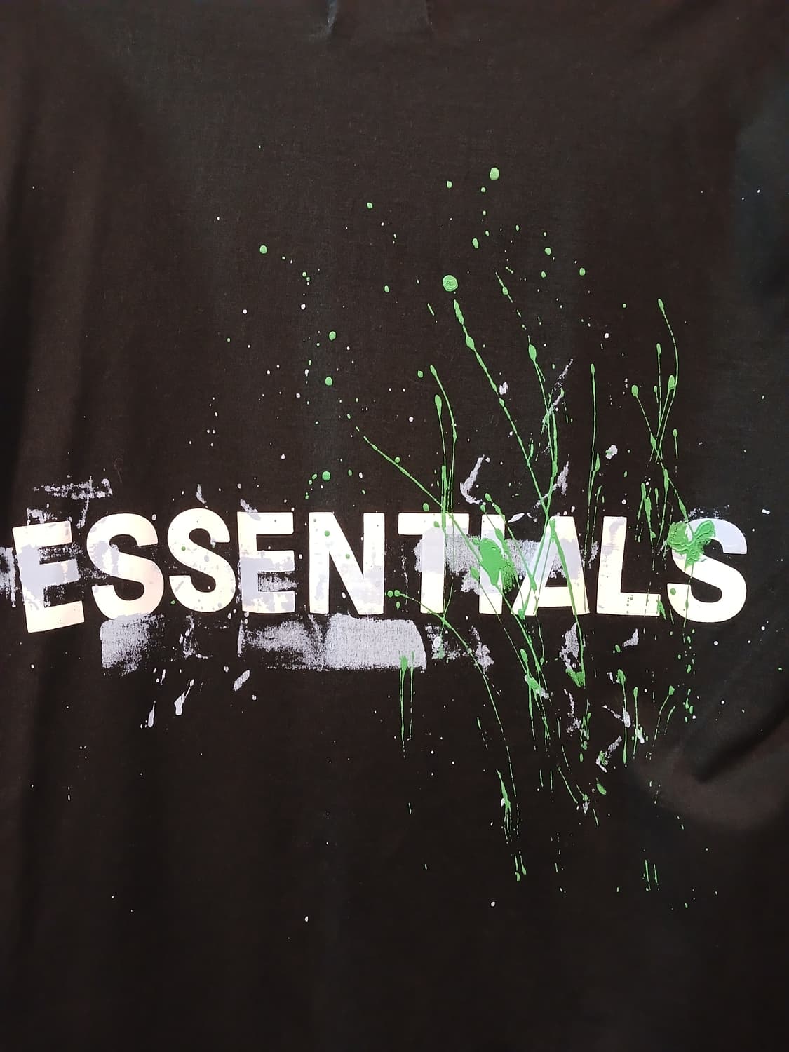 피어오브갓 에센셜 데드스탁 페인팅 반팔티 상품이미지3