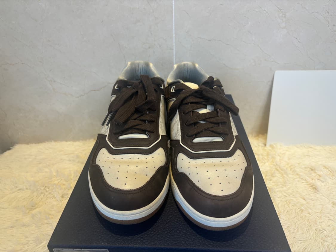 (44) 디올 B27 로우탑스니커즈 브라운 상품이미지7