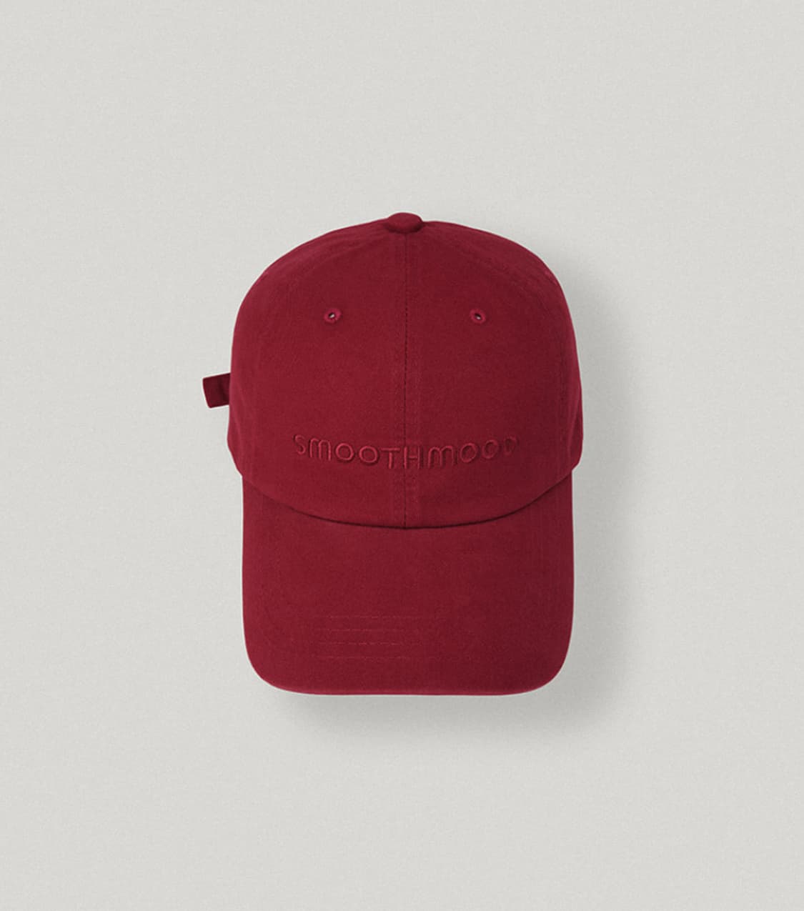 스무드무드 레드 볼드 로고 볼캡 상품이미지1