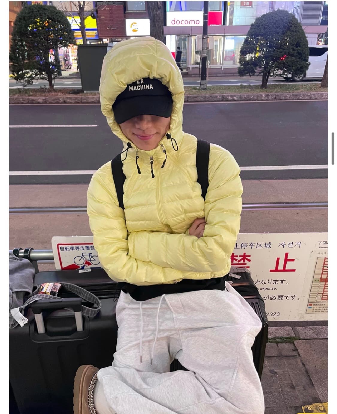 왓츠더유즈 에스키모 덕다운 경량 패딩 라임 M 상품이미지2