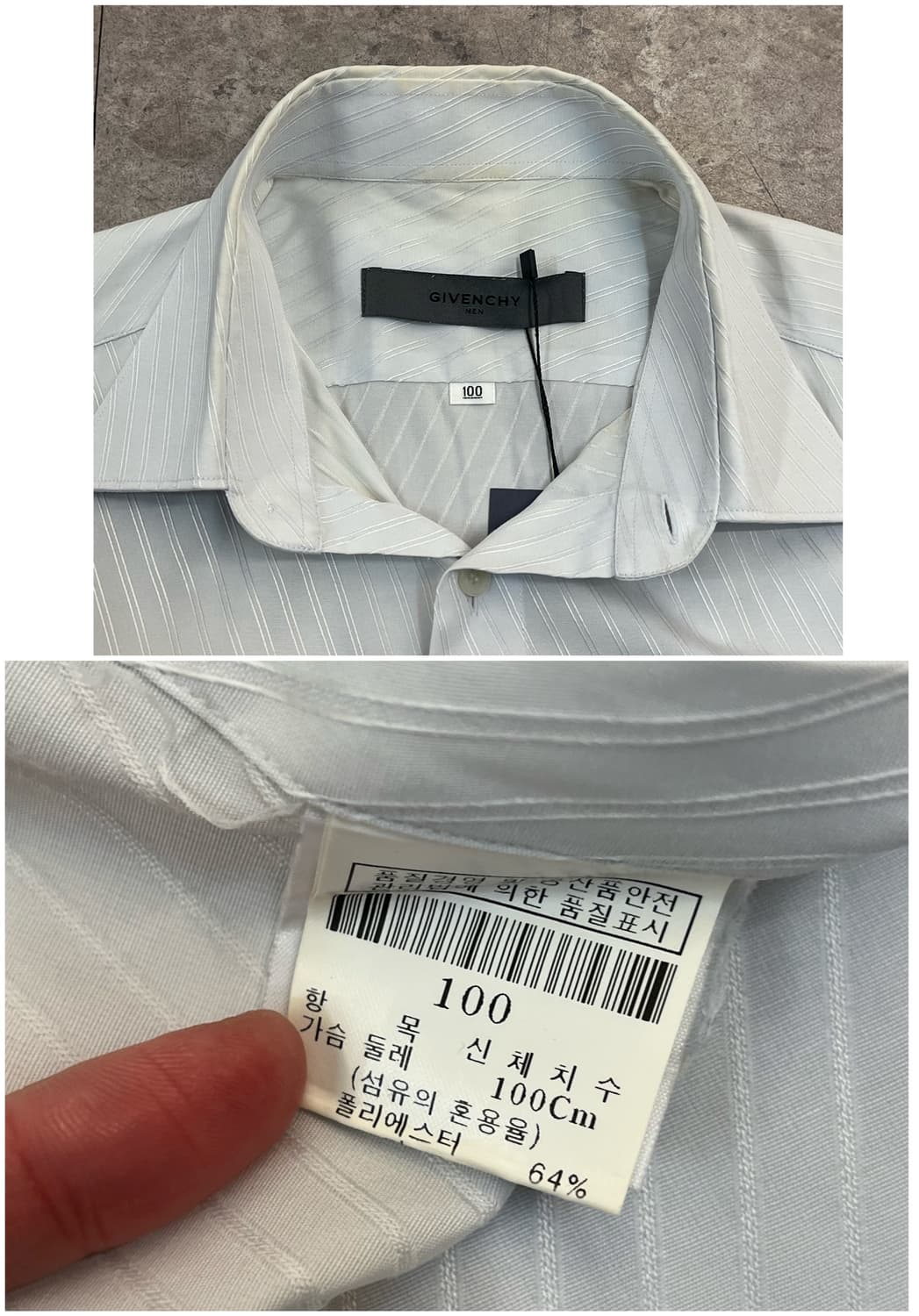 지방시 포켓 반팔 셔츠 100 #csz3498 상품이미지3