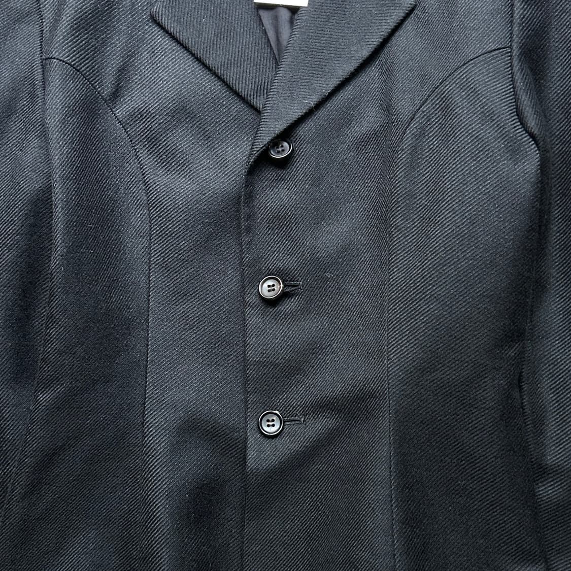 90's Cutting Line Felt Wool Jacket 상품이미지6