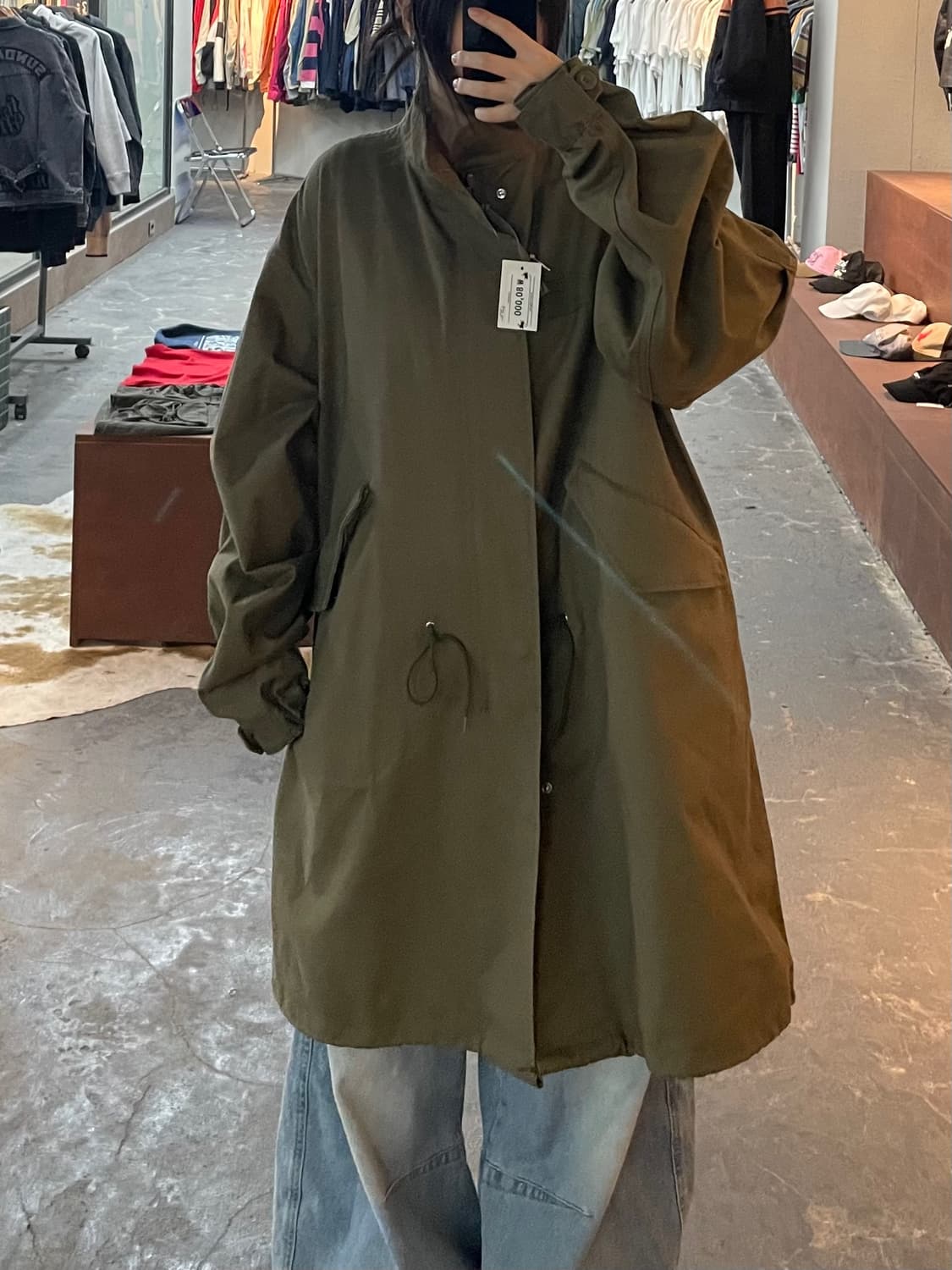 라퍼지스토어 카키 피쉬테일 자켓 H2372 상품이미지1