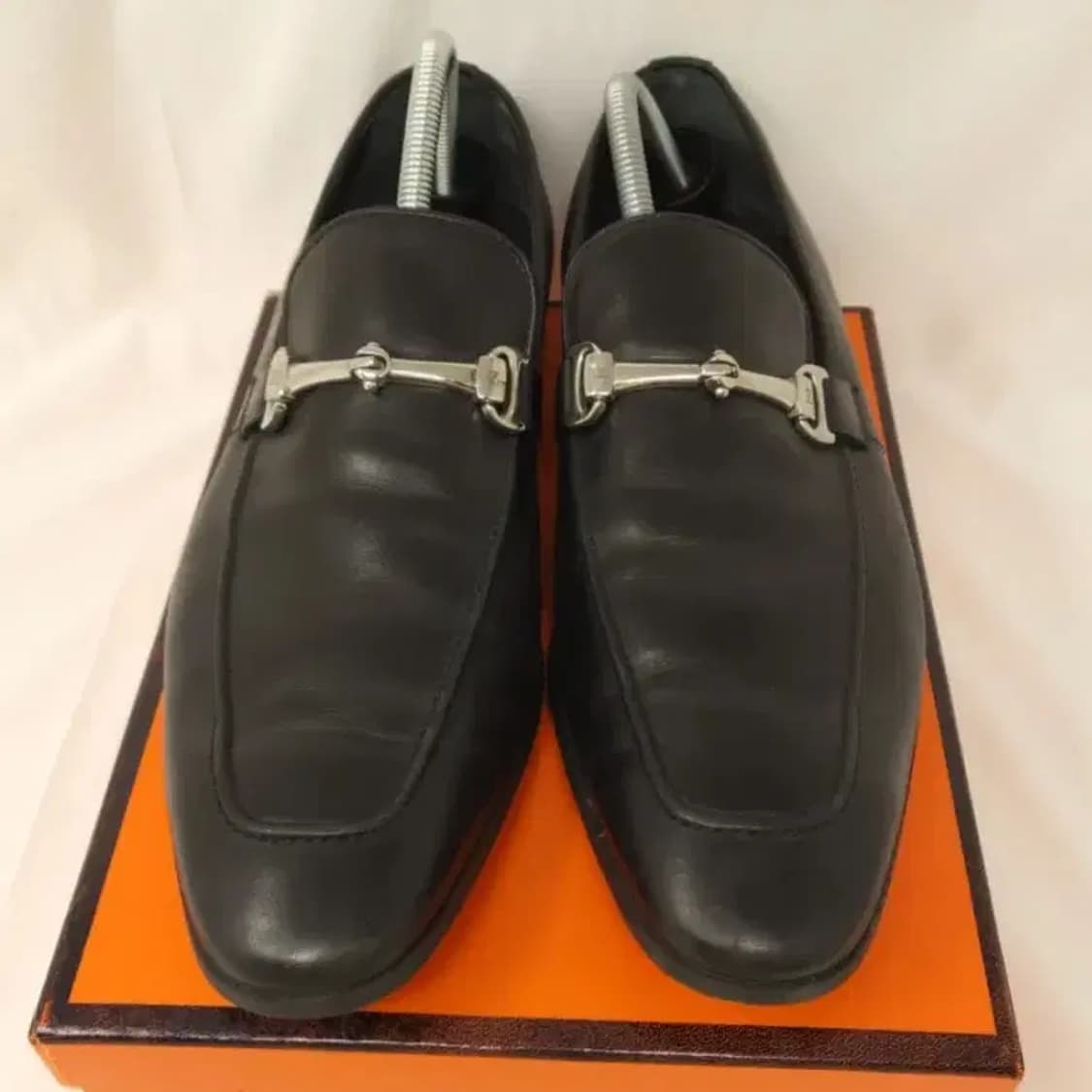 [정품] 에르메네질도 제냐 실버 비트 가죽 로퍼 (280/EEE) 상품이미지4