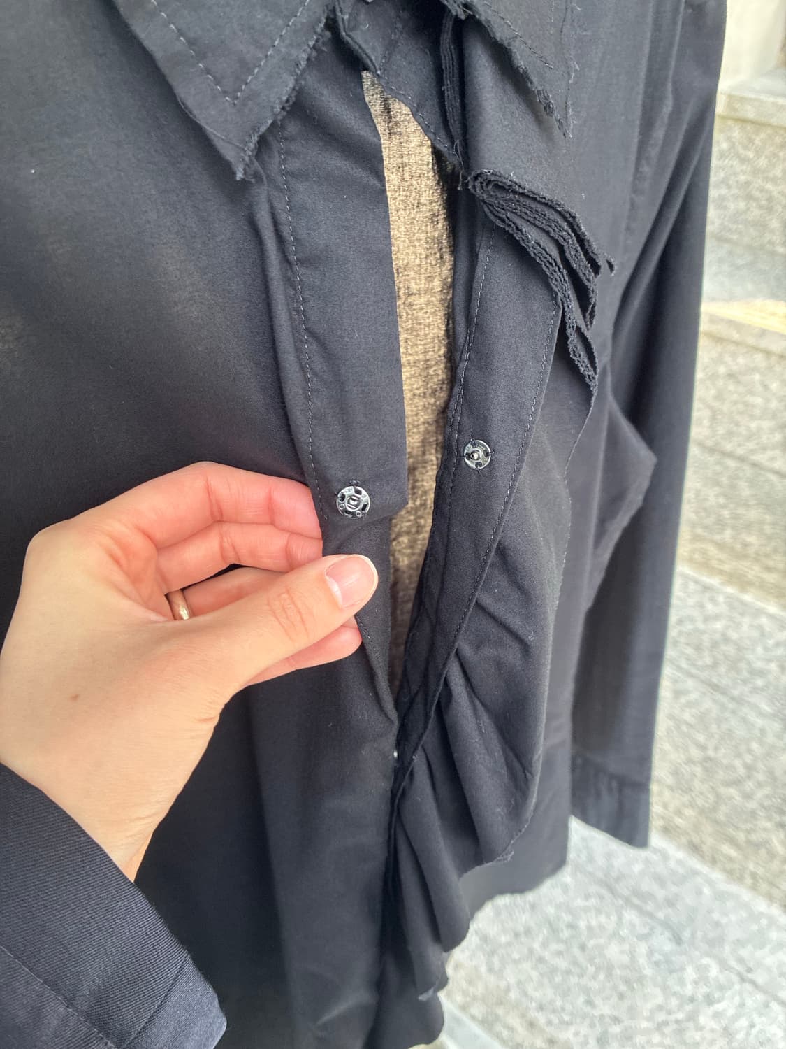 요지 야마모토 와이즈 셔츠 상품이미지4