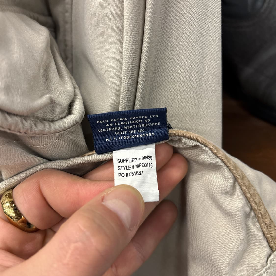 00s 폴로진스 아메리칸 플래그 패치 M-65 필드자켓 N1141 상품이미지10