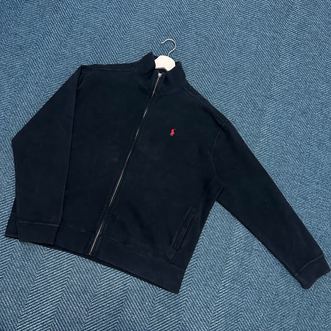 [XL] 폴로 니트 집업 상품이미지1