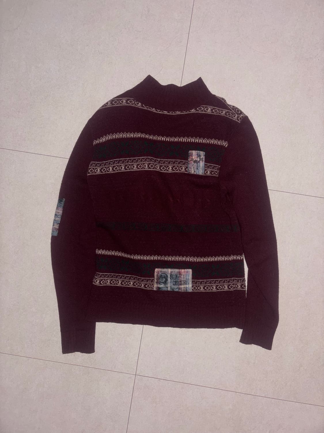 라프시몬스 2005aw 목폴라 니트 상품이미지2