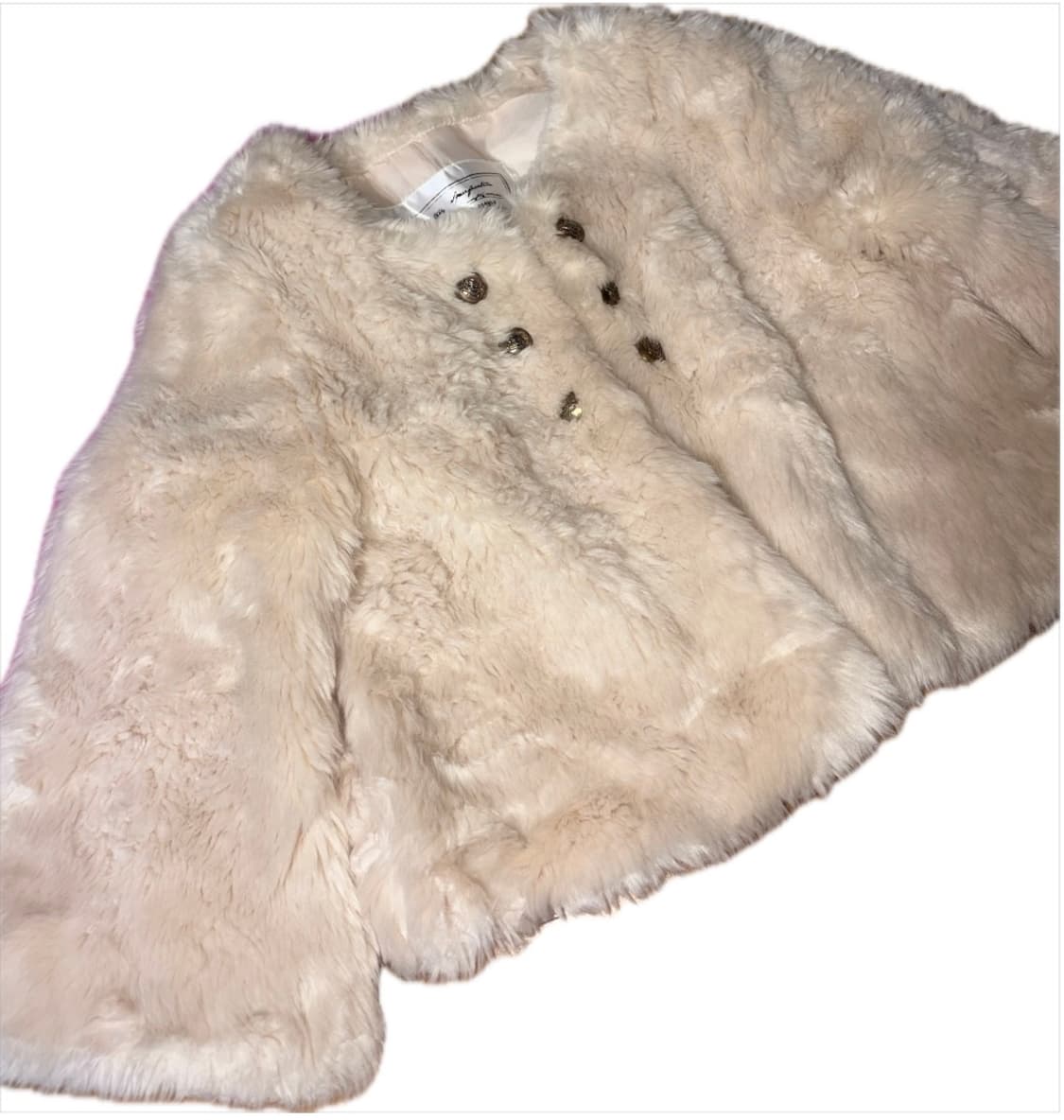 히메갸루 오네갸루 라떼갸루 크롭 퍼 자켓 상품이미지1