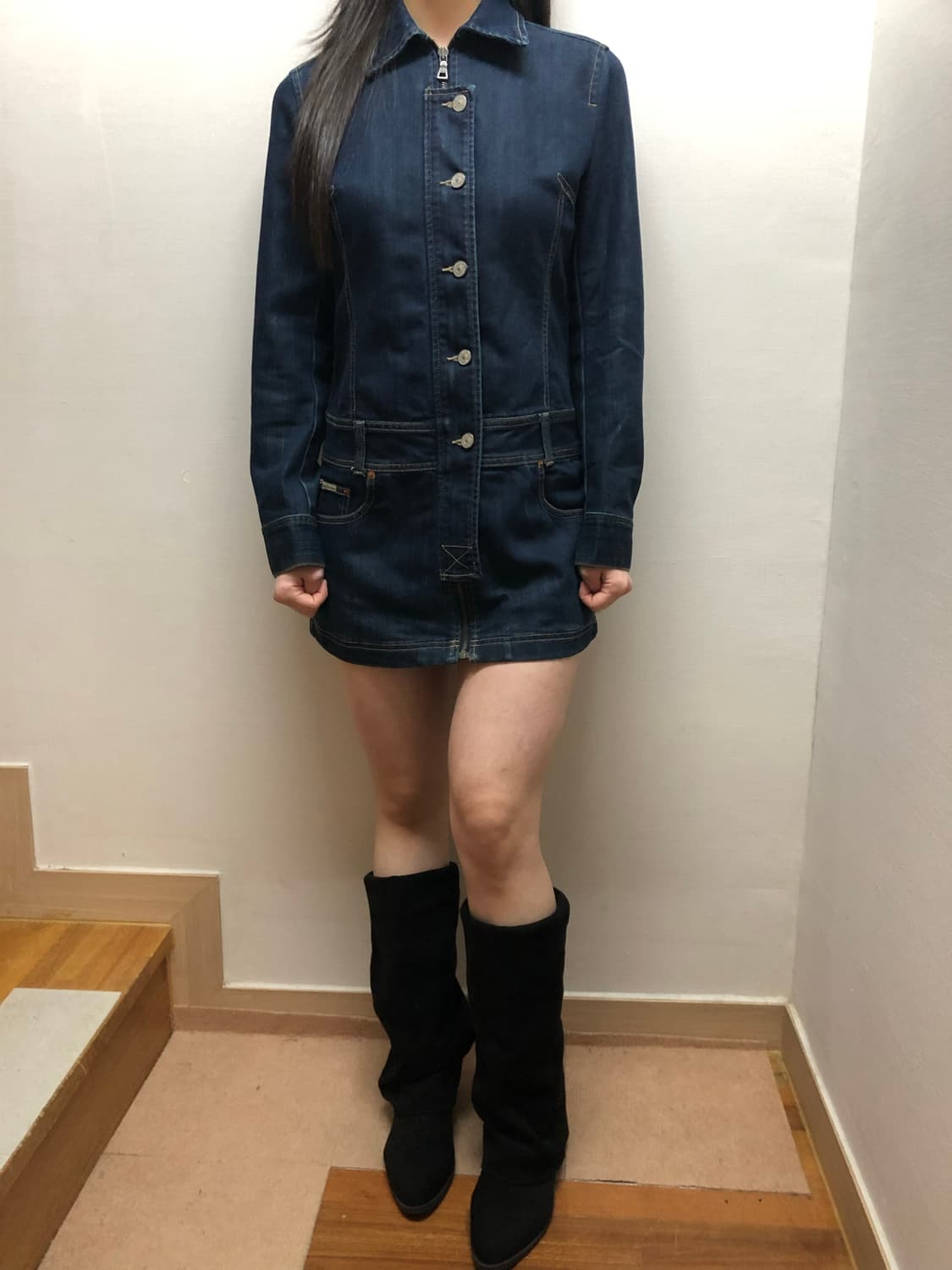 빈티지 빈폴 데님 원피스 상품이미지4