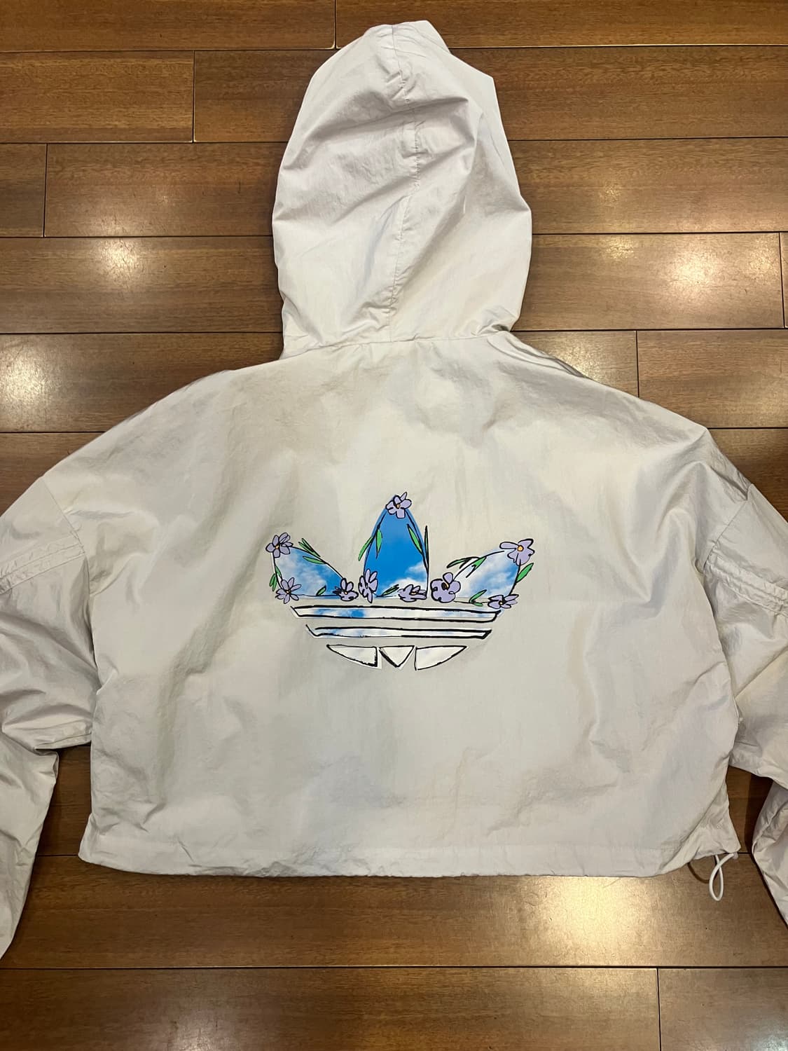 아디다스 크롭 바람막이 점퍼 상품이미지8