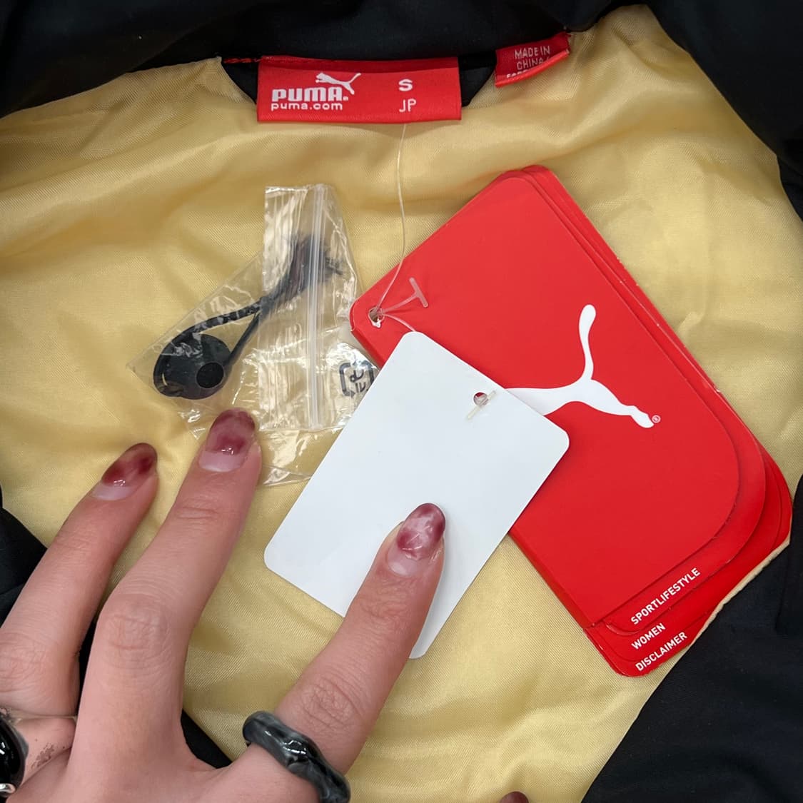 푸마 y2k 크롭 패딩 r2798 상품이미지6