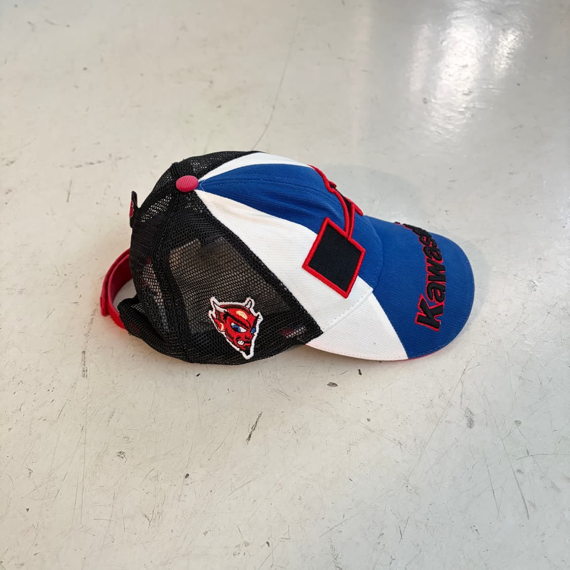 가와사키 닌자 ZX-RR 빈티지 메쉬볼캡 OS 상품이미지3