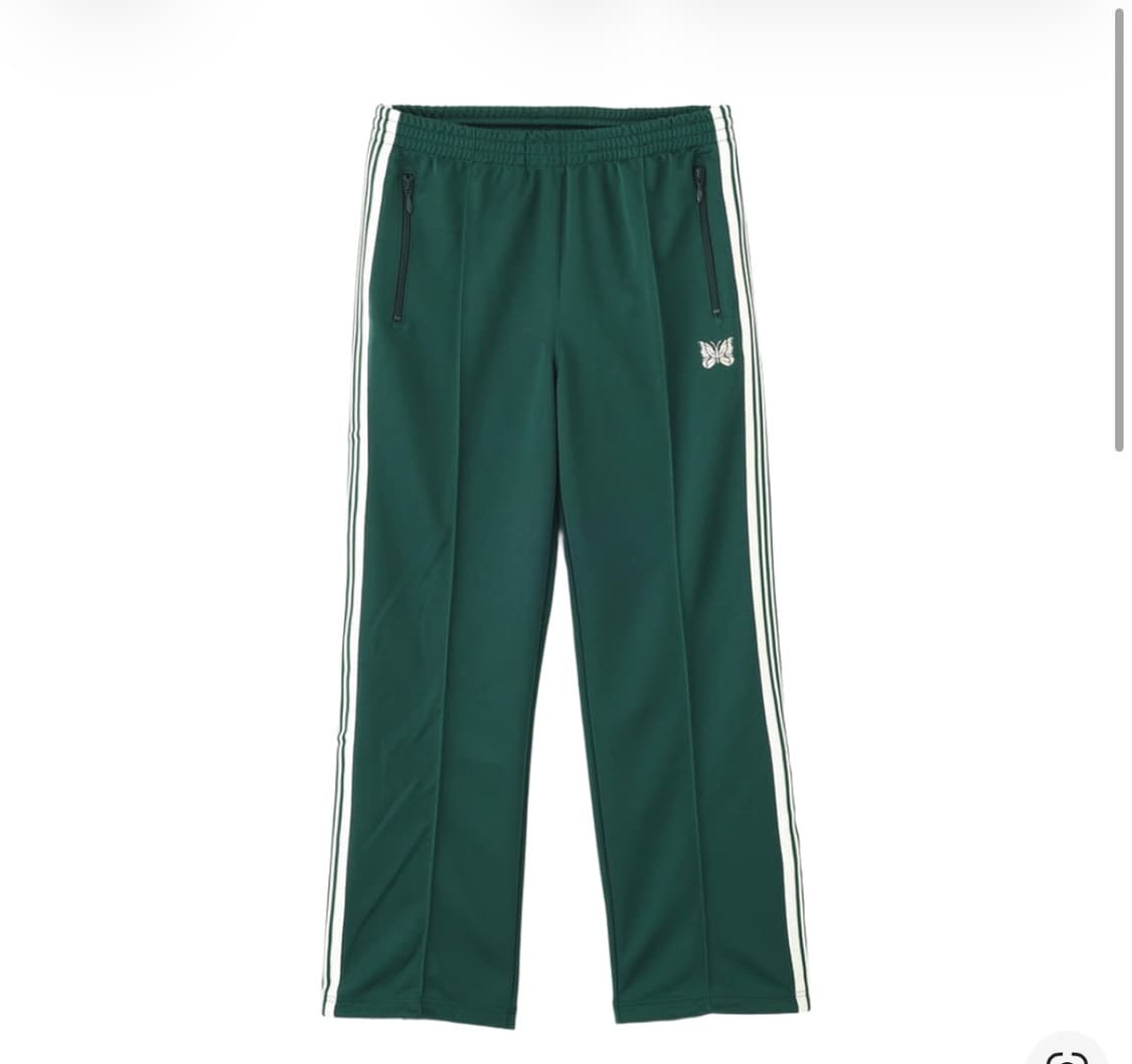 니들스 x LHP 트랙 팬츠 폴리 스무스 그린 - LHP 한정 상품이미지1