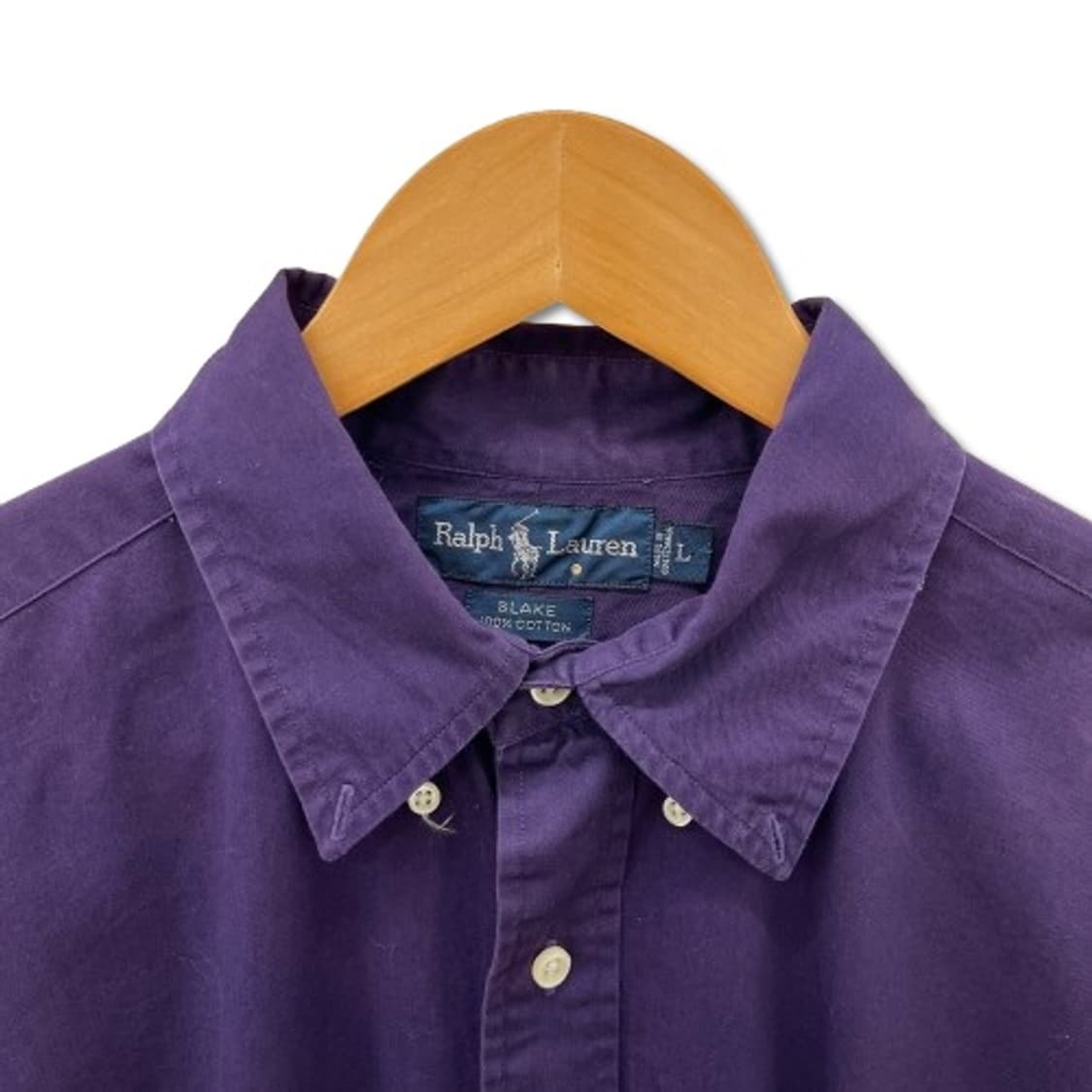 폴로 랄프로렌 BLAKE 딥 퍼플 코튼 셔츠 상품이미지4