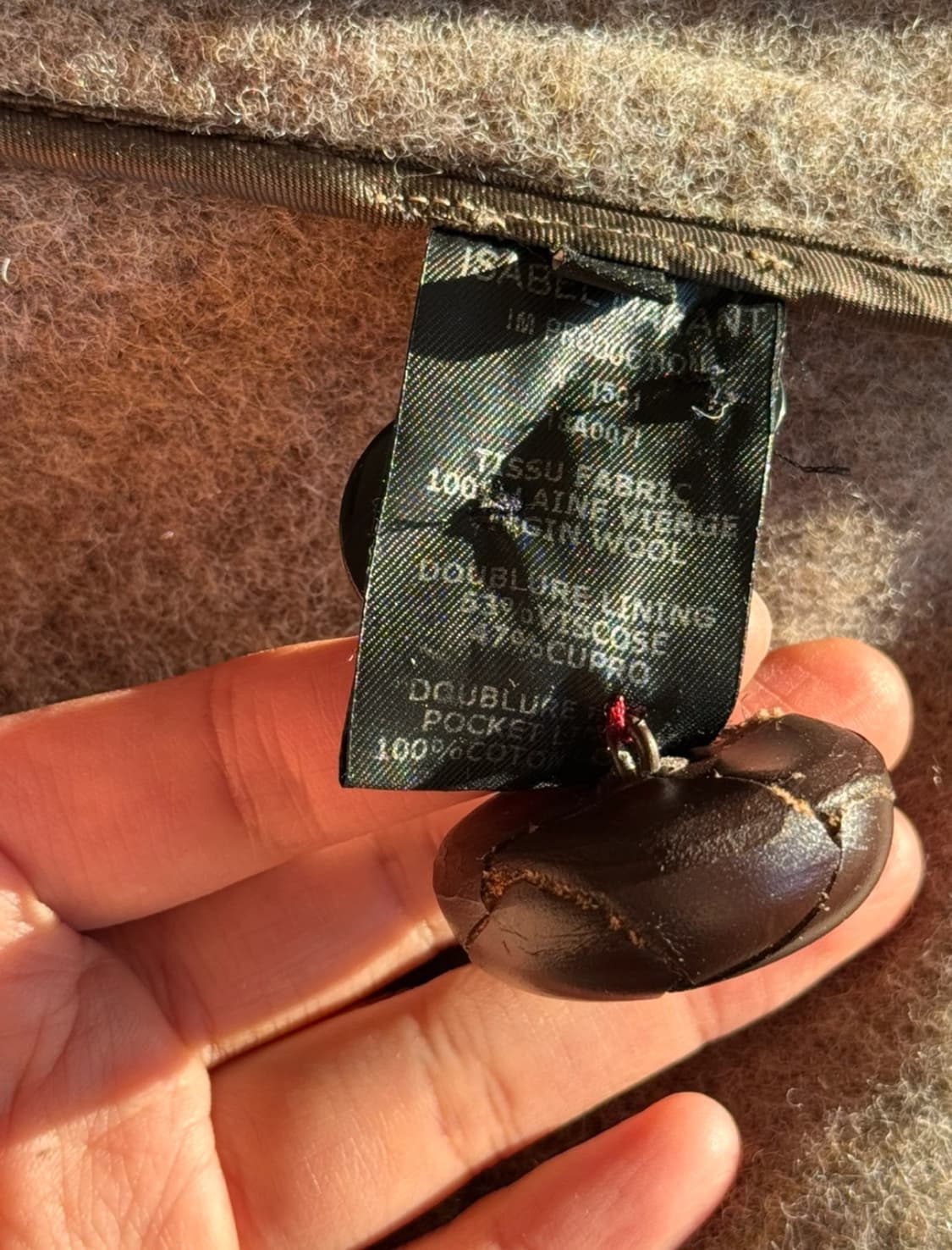 Isabel wool coat 상품이미지5