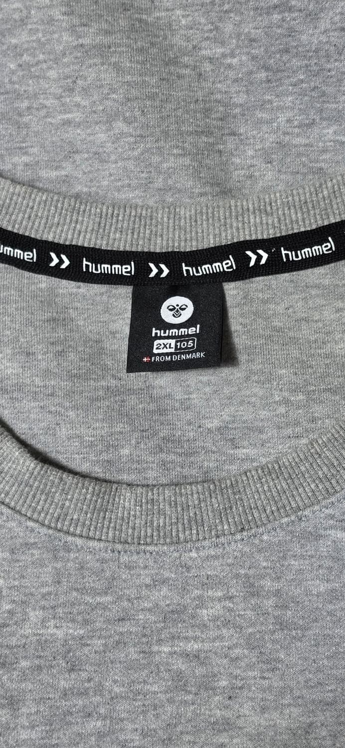 Hummel 험멜 맨투맨 티셔츠 회색 105 상품이미지3