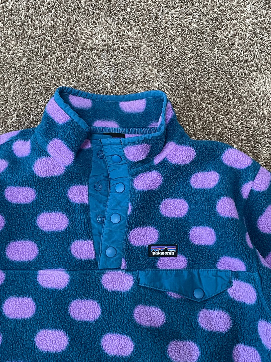 Patagonia synchilla 빈티지 신칠라 폴카닷 땡땡이 상품이미지2