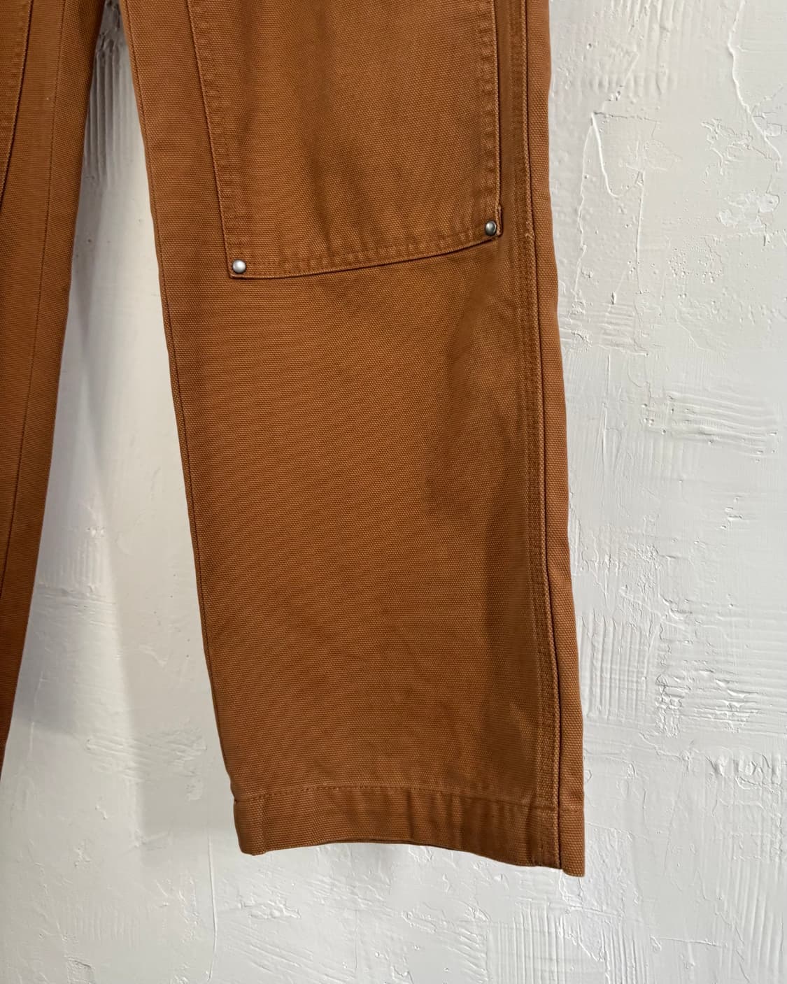 Dickies 디키즈 스톤워시드 브라운덕 캔버스 더블니 팬츠 상품이미지4