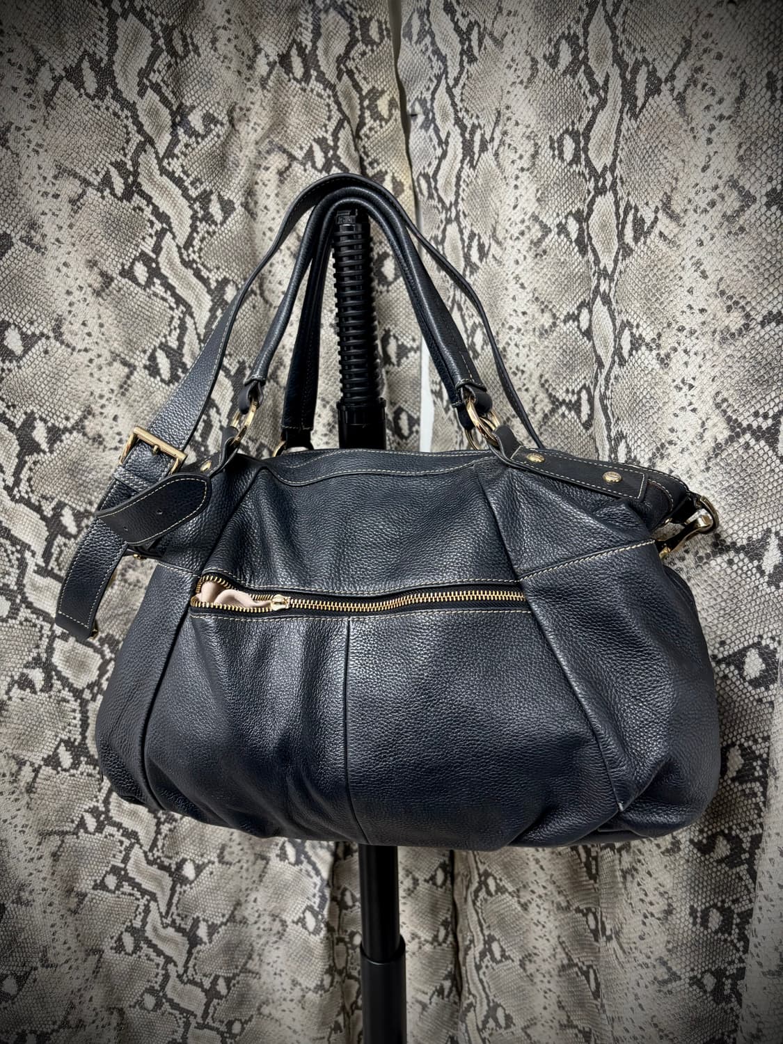 [PAUL FRANK Y2K] Side Zip Detail Navy Ov 상품이미지6